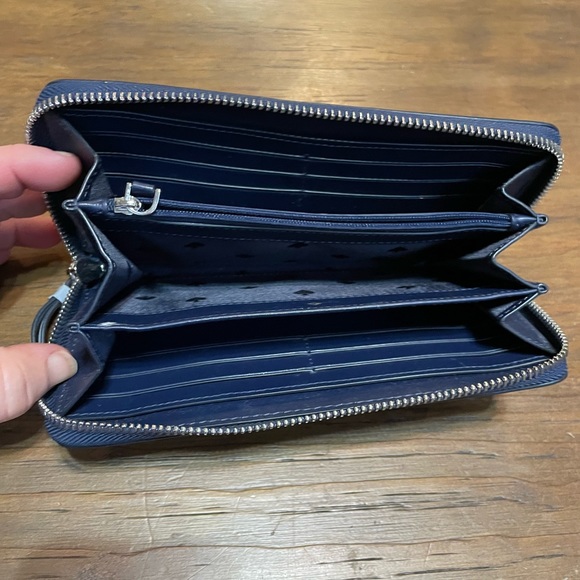 Kate Spade Staci Colorblock Saffiano Large Continental Wallet Clutch - Picture 3 of 4